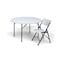 Correll Blow Molded Folding Chairs, Gray, PK4 RC400-23 - alternate 5